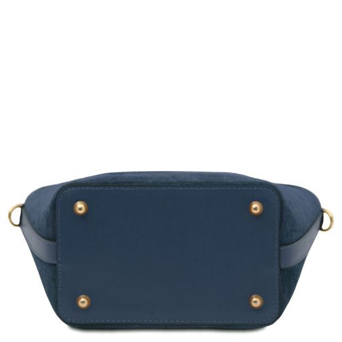 Glacette - Suede leather bucket bag